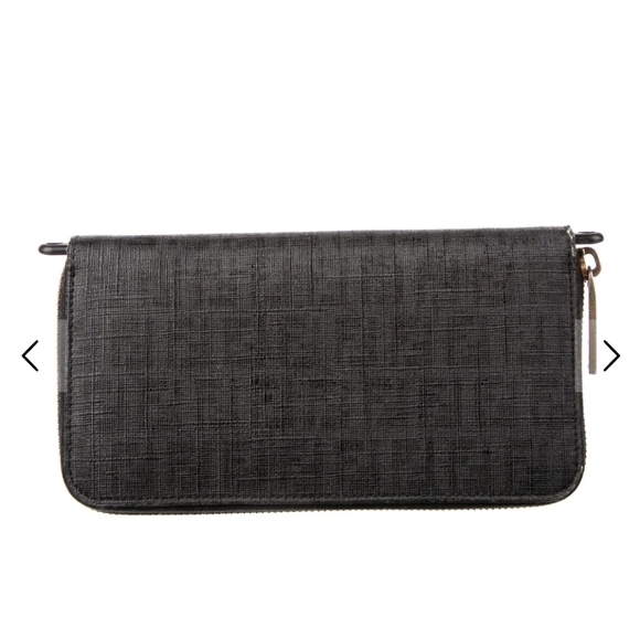 Fendi Handbags - Fendi 2013 Zucchino FF Logo Wallet with some Callouts AS IS